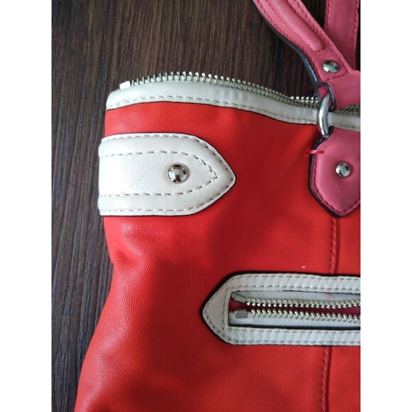 Coach Tote Retro 80s 90sSoho Boho Designer Spring Traditional Y2K Vermillion - Picture 3 of 10
